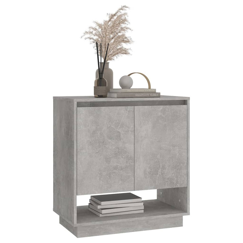 Sideboard Concrete Grey 70x41x75 cm Engineered Wood