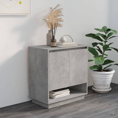 Sideboard Concrete Grey 70x41x75 cm Engineered Wood