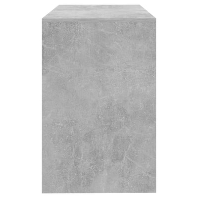 Desk Concrete Grey 101x50x76.5 cm Engineered Wood