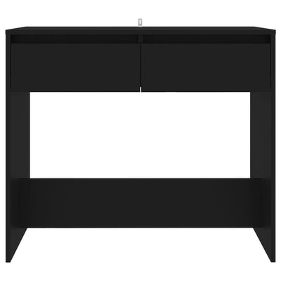 Console Table Black 89x41x76.5 cm Engineered Wood