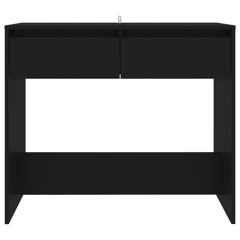 Console Table Black 89x41x76.5 cm Engineered Wood