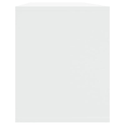 TV Cabinet White 130x35x50 cm Engineered Wood