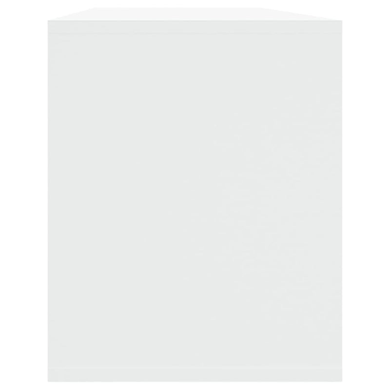 TV Cabinet White 130x35x50 cm Engineered Wood