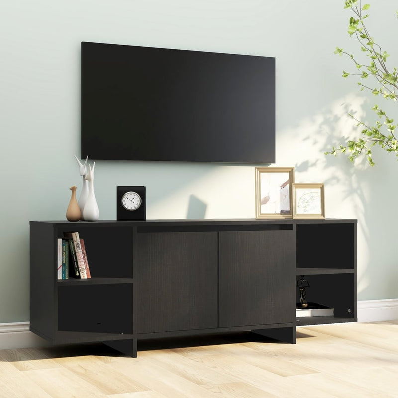 TV Cabinet Black 130x35x50 cm Engineered Wood