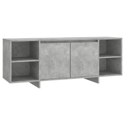 TV Cabinet Concrete Grey 130x35x50 cm Engineered Wood