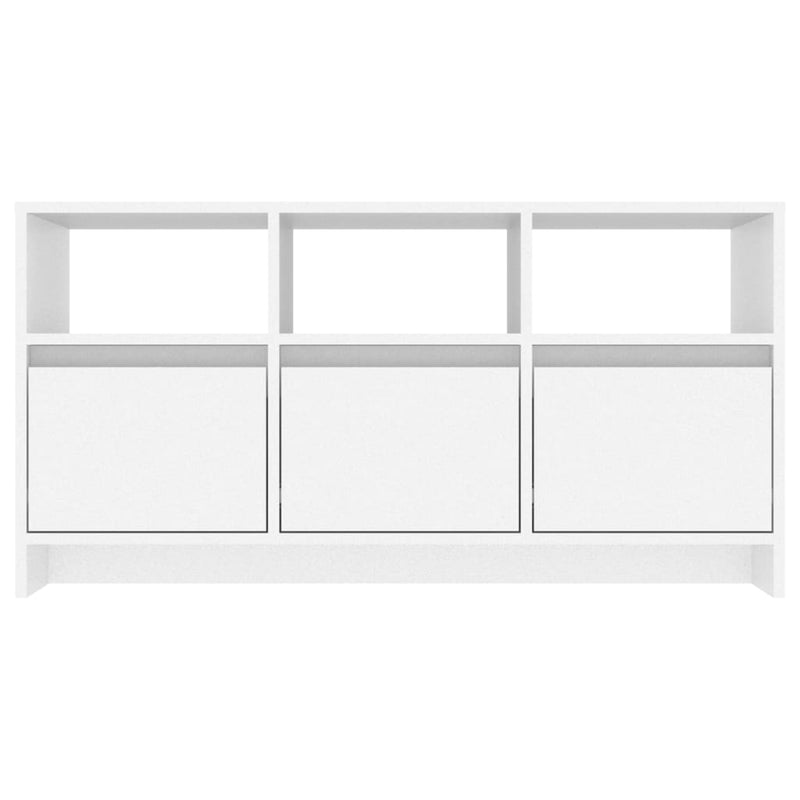 TV Cabinet White 102x37.5x52.5 cm Engineered Wood