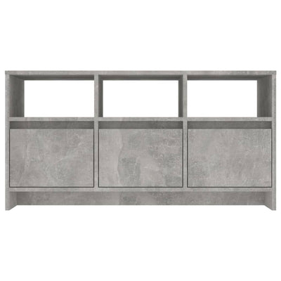 TV Cabinet Concrete Grey 102x37.5x52.5 cm Engineered Wood