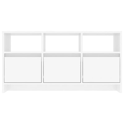 TV Cabinet High Gloss White 102x37.5x52.5 cm Engineered Wood