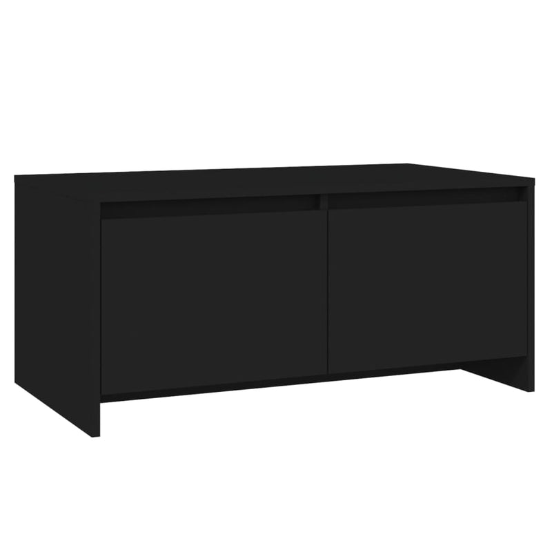 Coffee Table Black 90x50x41.5 cm Engineered Wood