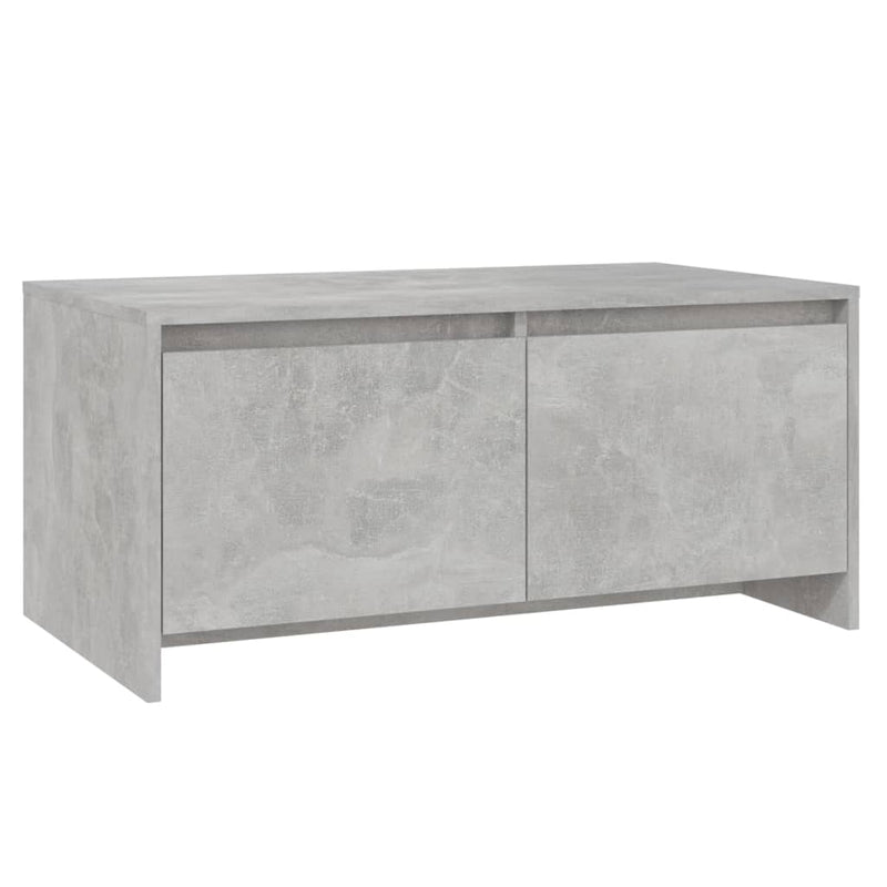 Coffee Table Concrete Grey 90x50x41.5 cm Engineered Wood