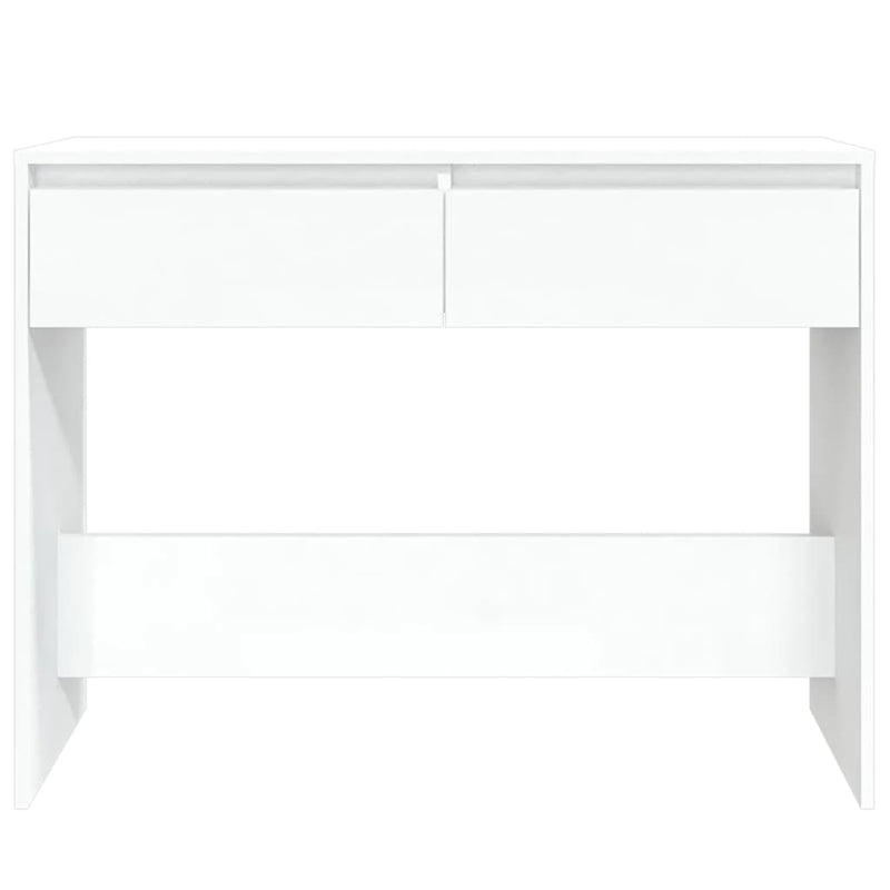 Console Table White 100x35x76.5 cm Engineered Wood