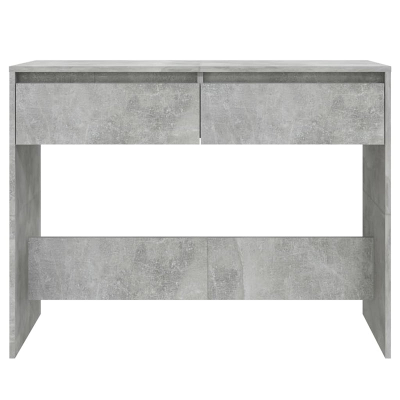 Console Table Concrete Grey 100x35x76.5 cm Engineered Wood