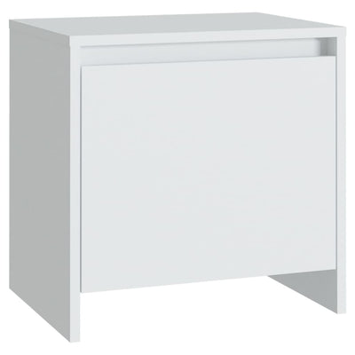 Bedside Cabinets 2 pcs White 45x34x44.5 cm Engineered Wood