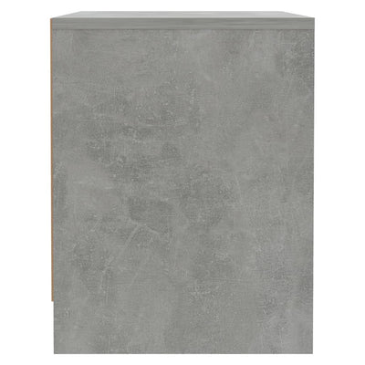 Bedside Cabinet Concrete Grey 45x34x44.5 cm Engineered Wood