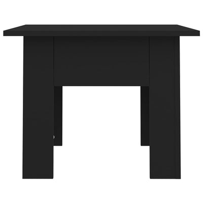 Coffee Table Black 55x55x42 cm Engineered Wood