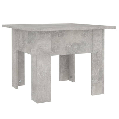 Coffee Table Concrete Grey 55x55x42 cm Engineered Wood