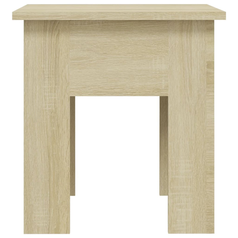 Coffee Table Sonoma Oak 40x40x42 cm Engineered Wood