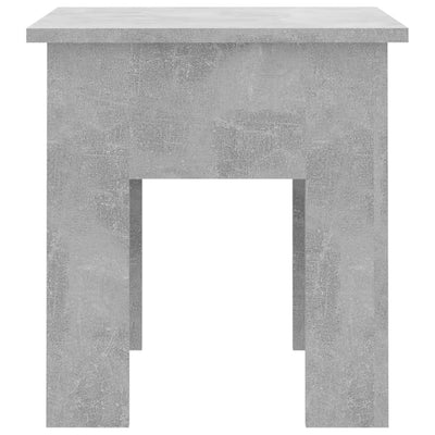 Coffee Table Concrete Grey 40x40x42 cm Engineered Wood