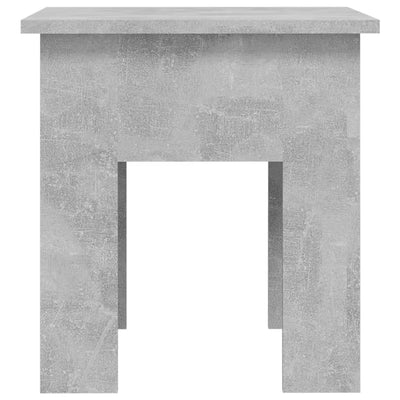 Coffee Table Concrete Grey 40x40x42 cm Engineered Wood