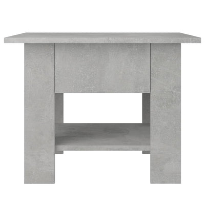 Coffee Table Concrete Grey 55x55x42 cm Engineered Wood