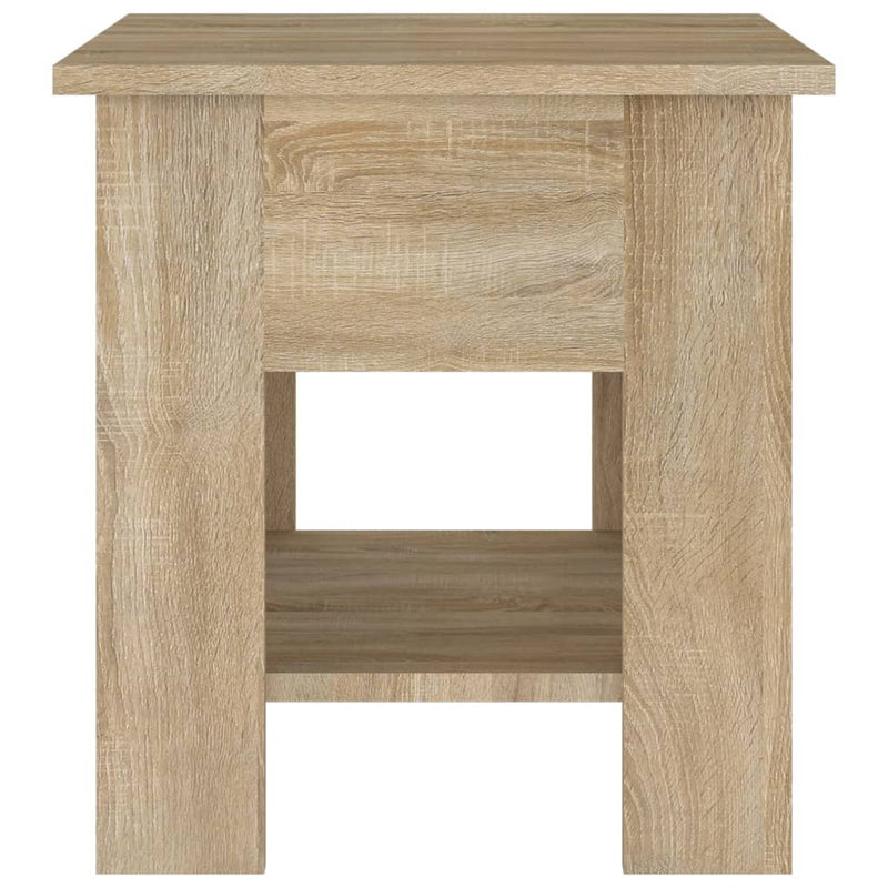 Coffee Table Sonoma Oak 40x40x42 cm Engineered Wood