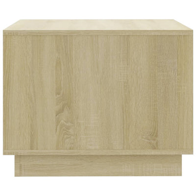 Coffee Table Sonoma Oak 55x55x43 cm Engineered Wood