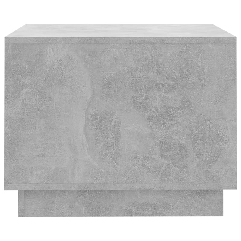 Coffee Table Concrete Grey 55x55x43 cm Engineered Wood