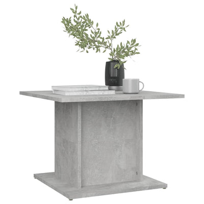 Coffee Table Concrete Grey 55.5x55.5x40 cm Engineered Wood