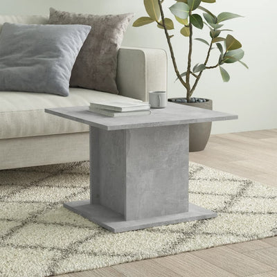 Coffee Table Concrete Grey 55.5x55.5x40 cm Engineered Wood