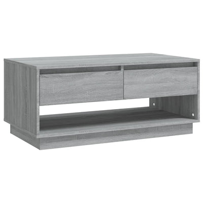 Coffee Table Grey Sonoma 102.5x55x44 cm Engineered Wood