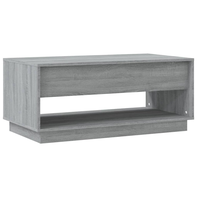 Coffee Table Grey Sonoma 102.5x55x44 cm Engineered Wood