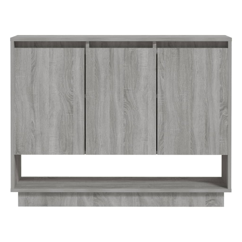 Sideboard Grey Sonoma 97x31x75 cm Engineered Wood