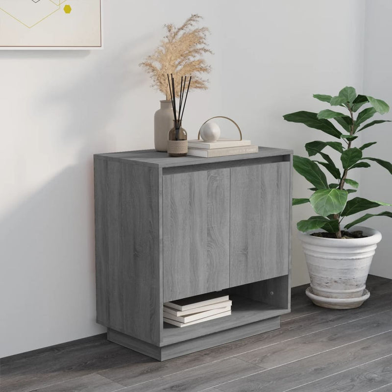 Sideboard Grey Sonoma 70x41x75 cm Engineered Wood