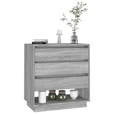 Sideboard Grey Sonoma 70x41x75 cm Engineered Wood