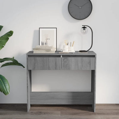 Console Table Grey Sonoma 89x41x76.5 cm Engineered Wood