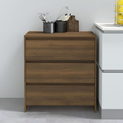 Sideboard Brown Oak 70x41x75 cm Engineered Wood