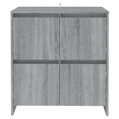 Sideboard Grey Sonoma 70x41x75 cm Engineered Wood