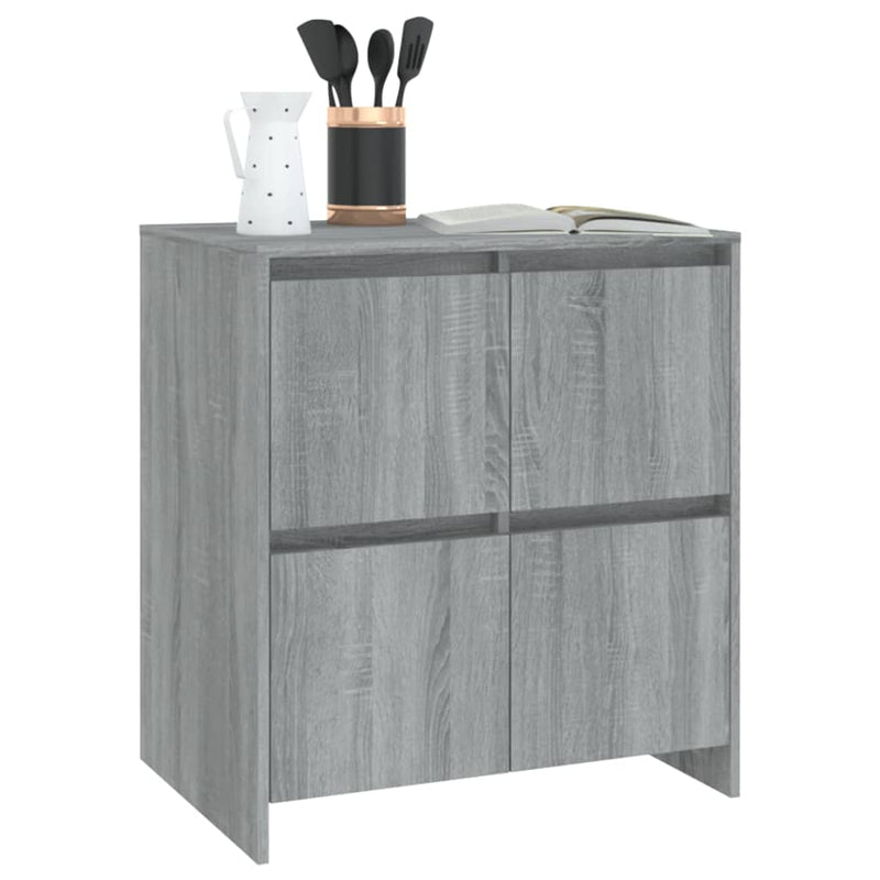 Sideboard Grey Sonoma 70x41x75 cm Engineered Wood