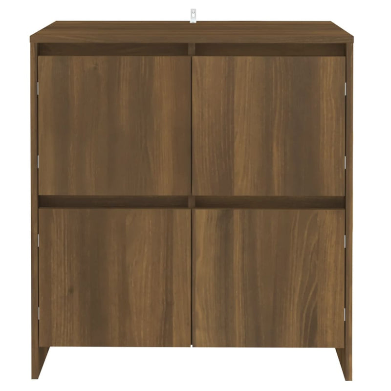 Sideboard Brown Oak 70x41x75 cm Engineered Wood