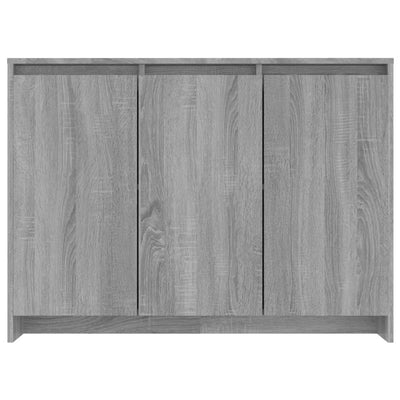 Sideboard Grey Sonoma 102x33x75 cm Engineered Wood