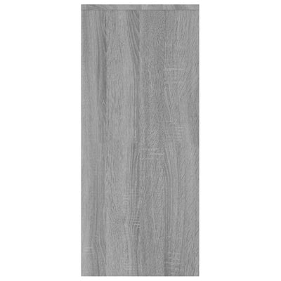 Sideboard Grey Sonoma 102x33x75 cm Engineered Wood