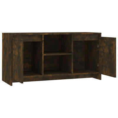 TV Cabinet Smoked Oak 102x37.5x52.5 cm Engineered Wood