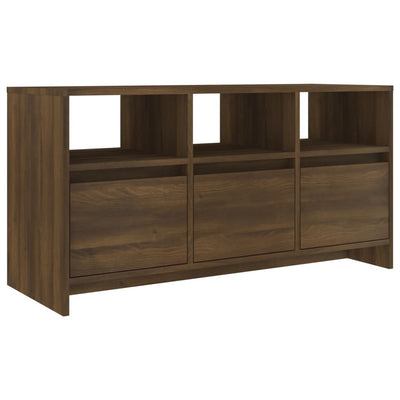 TV Cabinet Brown Oak 102x37.5x52.5 cm Engineered Wood