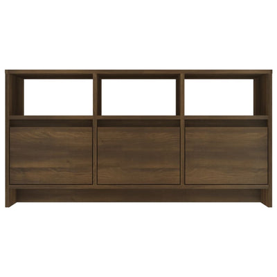 TV Cabinet Brown Oak 102x37.5x52.5 cm Engineered Wood