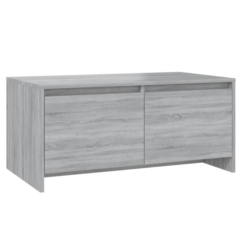 Coffee Table Grey Sonoma 90x50x41.5 cm Engineered Wood