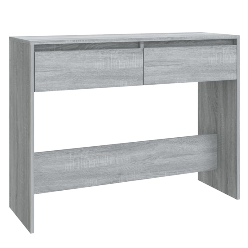 Console Table Grey Sonoma 100x35x76.5 cm Engineered Wood