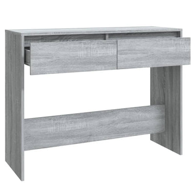 Console Table Grey Sonoma 100x35x76.5 cm Engineered Wood