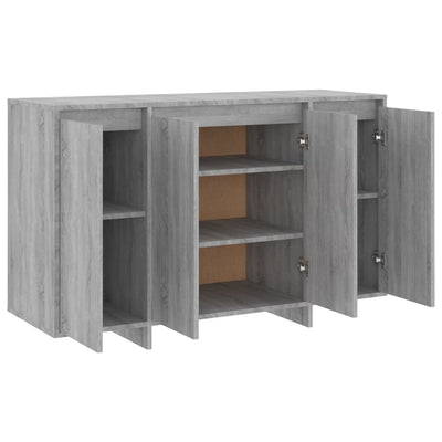 Sideboard Grey Sonoma 120x41x75 cm Engineered Wood