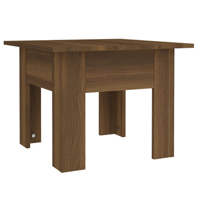 Coffee Table Brown Oak 55x55x42 cm Engineered Wood