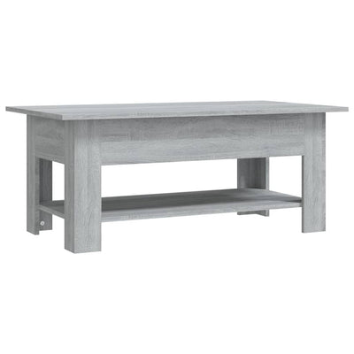 Coffee Table Grey Sonoma 102x55x42 cm Engineered Wood